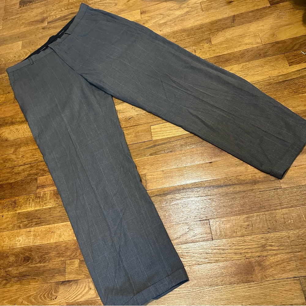 Clavin Klein Gray Pinstripe Trousers Men 36 x 34 (ACCEPTING OFFERS)